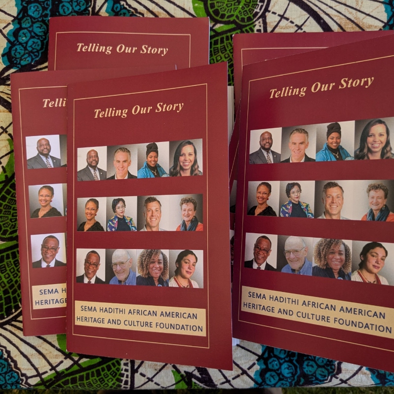 Product Description: Telling Our Story: Sema Hadithi African American Heritage and Culture Foundation</br></br>Discover, Preserve, Share!</br></br>Sema Hadithi Foundation began in August 2020 with a powerful purpose: to research, preserve, and share the stories of African-ancestor history in Utah. Our journey began with a vision to ensure that Utah’s Black communities are visible in the state’s story.</br> Telling Our Story: Sema Hadithi African American H